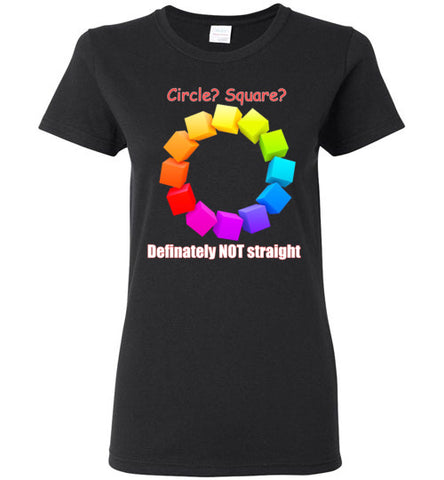 Image of Circle, Square - Definately NOT Straight - Lady