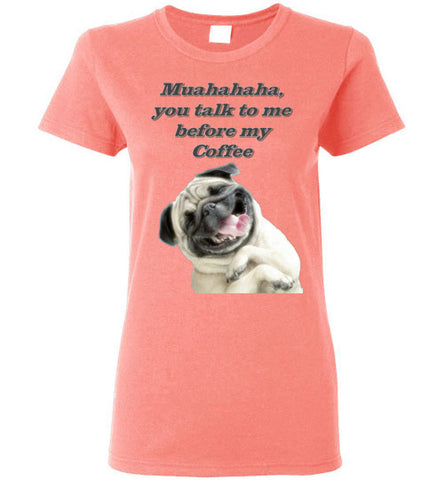 Image of Muahahaha, You talk to me before my Coffee - Lady