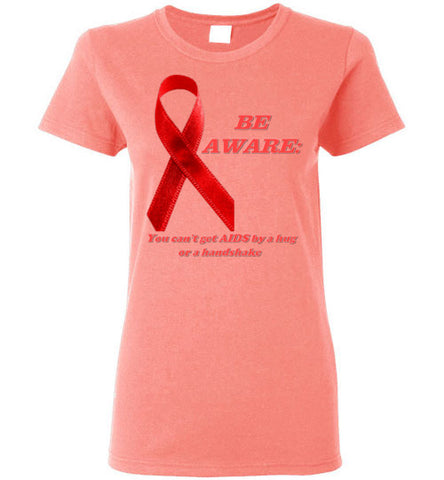 Image of Be Aware: You can't get AIDS from hug or Handshake - Lady