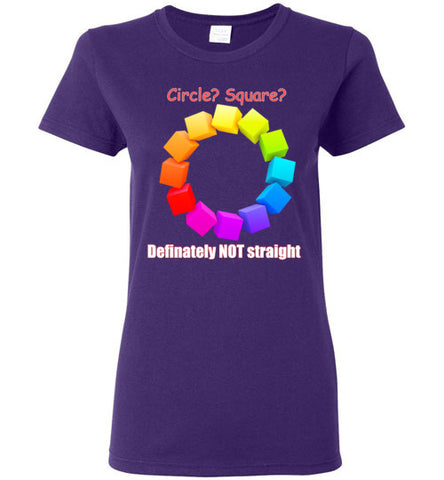 Image of Circle, Square - Definately NOT Straight - Lady