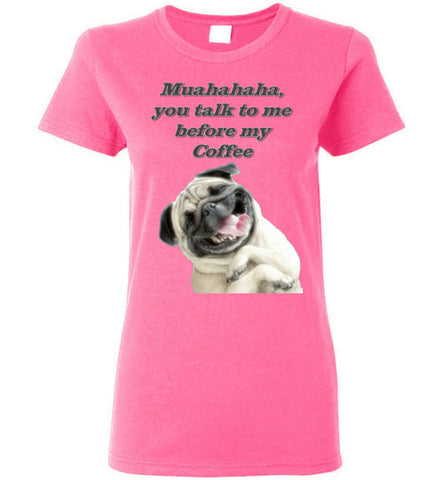 Image of Muahahaha, You talk to me before my Coffee - Lady