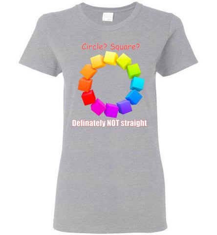 Image of Circle, Square - Definately NOT Straight - Lady