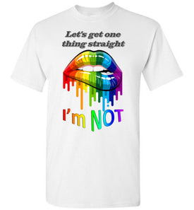 Let's get one thing straight - I'm NOT