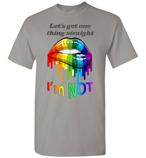 Let's get one thing straight - I'm NOT