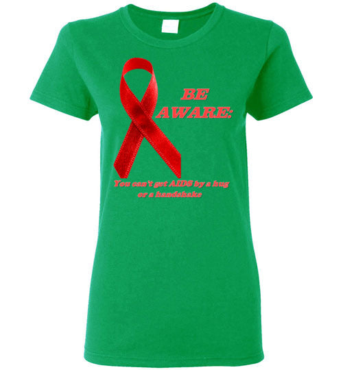 Be Aware: You can't get AIDS from hug or Handshake - Lady