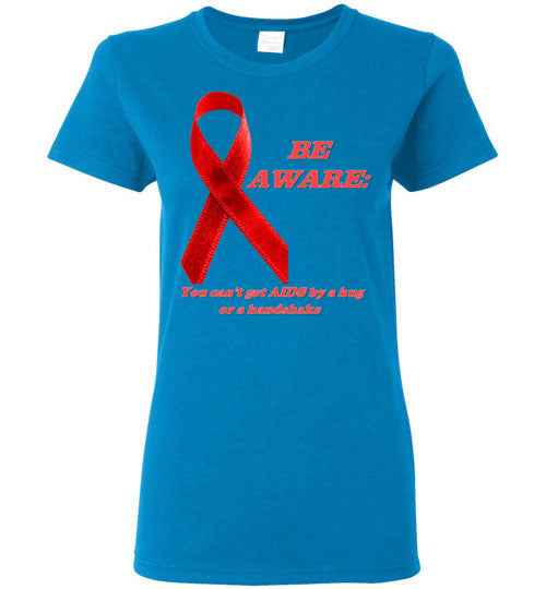 Be Aware: You can't get AIDS from hug or Handshake - Lady